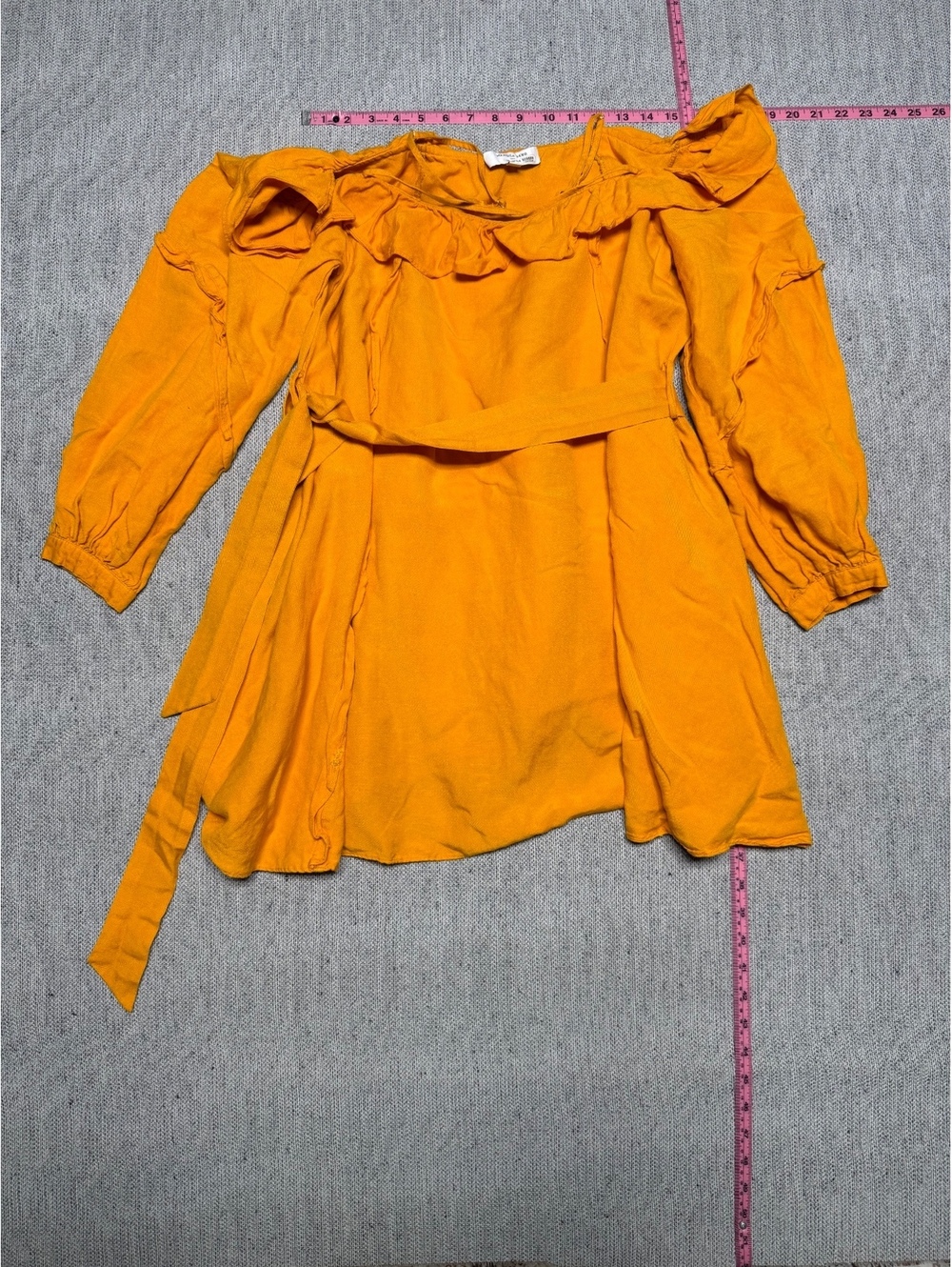 Marissa Webb Mustard Yellow Long Sleeve Dress Size 10